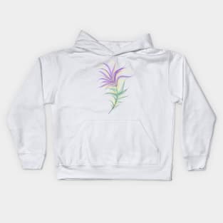 Ostrich Feather Mardi Gras Kids Hoodie